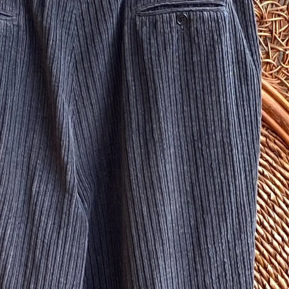 Vintage Vires Men's Gray Corduroy Pants Size 40 Great Condition
